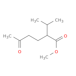Hexanoic acid, 2-(1-methylethyl)-5-oxo-, methyl ester