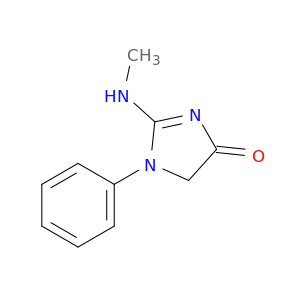 4H-Imidazol-4-one, 1,5-dihydro-2-(methylamino)-1-phenyl-