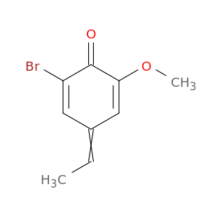 2,5-Cyclohexadien-1-one, 2-bromo-4-ethylidene-6-methoxy-