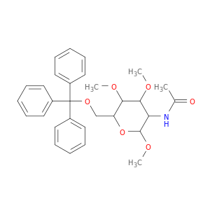 N-[2,4,5-TRIMETHOXY-6-(TRITYLOXYMETHYL)OXAN-3-YL]ACETAMIDE