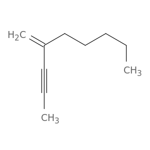 2-Nonyne, 4-methylene-