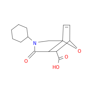 2-Cyclohexyl-1-oxo-1,2,3,6,7,7a-hexahydro-3a,6-epoxyisoindole-7-carboxylic acid