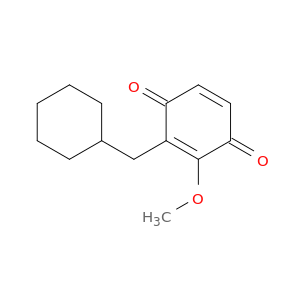2,5-Cyclohexadiene-1,4-dione, 2-(cyclohexylmethyl)-3-methoxy-