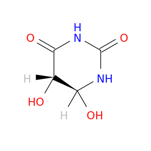 2,4(1H,3H)-Pyrimidinedione, dihydro-5,6-dihydroxy-, trans-