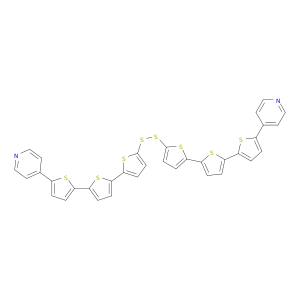 Pyridine, 4,4'-[dithiobis([2,2':5',2''-terthiophene]-5'',5-diyl)]bis-