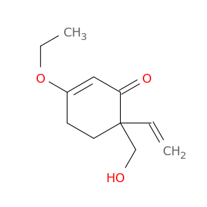 2-Cyclohexen-1-one, 6-ethenyl-3-ethoxy-6-(hydroxymethyl)-