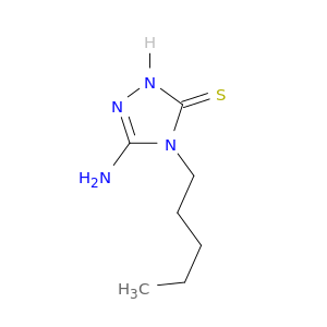 3H-1,2,4-Triazole-3-thione, 5-amino-2,4-dihydro-4-pentyl-