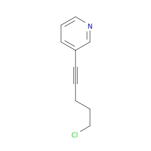 Pyridine, 3-(5-chloro-1-pentynyl)-