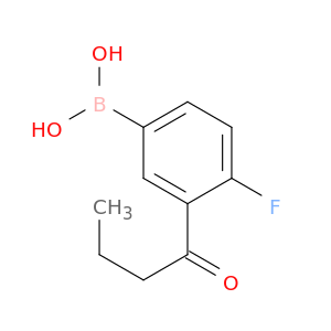 3-Butanoyl-4-fluorophenylboronic acid