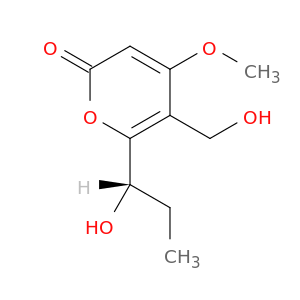 2H-Pyran-2-one, 5-(hydroxymethyl)-6-[(1S)-1-hydroxypropyl]-4-methoxy-
