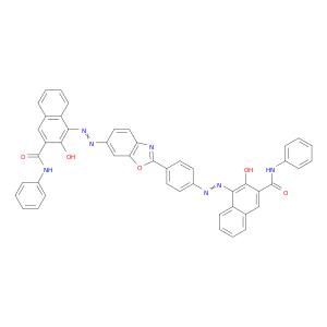 3-羟基-4-[2-[4-[2-[2-[2-羟基-3-[(苯基氨基)羰基]-1-萘基]二苯基]苯基]-苯基]-苯基-2-萘甲酰胺