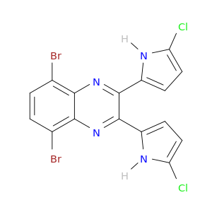 Quinoxaline, 5,8-dibromo-2,3-bis(5-chloro-1H-pyrrol-2-yl)-