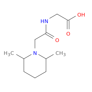 Glycine, N-[2-(2,6-dimethyl-1-piperidinyl)acetyl]-