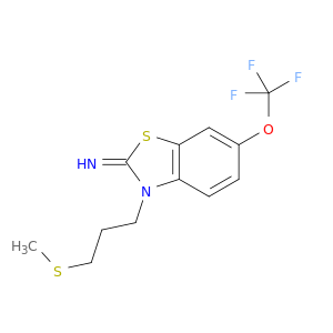 2(3H)-Benzothiazolimine, 3-[3-(methylthio)propyl]-6-(trifluoromethoxy)-