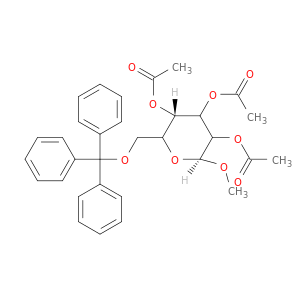 Methyl 6-O-Trityl-2,3,4-tri-O-acetyl-α-D-galactopyranoside