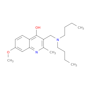 3-[(dibutylamino)methyl]-7-methoxy-2-methylquinolin-4-ol