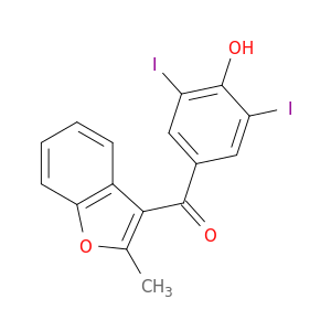 3-(3,5-DIIODO-4-HYDROXYBENZOYL)-2-METHYL-BENZOFURAN