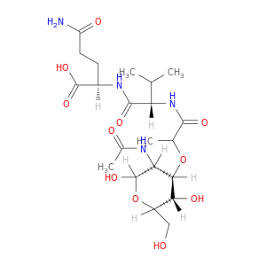 (2R)-2-[[(2S)-2-[2-[(2S,3R,4R,5S,6R)-3-acetamido-2,5-dihydroxy-6-(hydroxymethyl)oxan-4-yl]oxypropanoylamino]-3-methyl-butanoyl]amino]-4-carbamoyl-butanoic acid