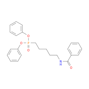 Phosphonic acid, [5-(benzoylamino)pentyl]-, diphenyl ester