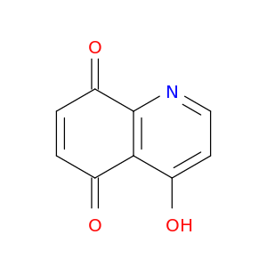 5,8-Quinolinedione, 4-hydroxy-