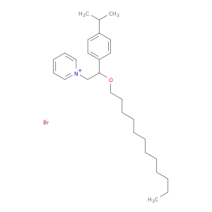 1-{2-(dodecyloxy)-2-[4-(propan-2-yl)phenyl]ethyl}pyridinium bromide