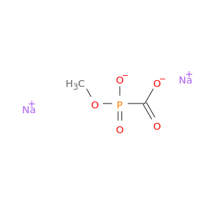 Hydroxymethoxyphosphinecarboxylic acid oxide, disodium salt
