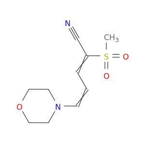 2,4-Pentadienenitrile, 2-(methylsulfonyl)-5-(4-morpholinyl)-