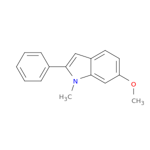 1H-Indole, 6-methoxy-1-methyl-2-phenyl-