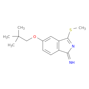 1H-Isoindol-1-imine, 5-(2,2-dimethylpropoxy)-3-(methylthio)-