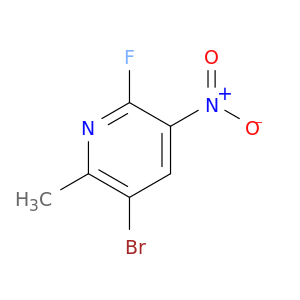 3-Bromo-6-fluoro-2-methyl-5-nitropyridine