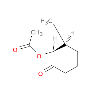 Cyclohexanone, 2-(acetyloxy)-3-methyl-, cis-