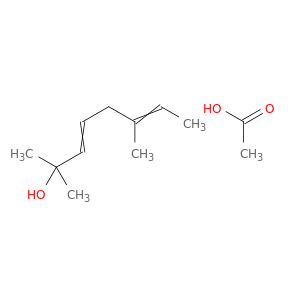 3,6-Octadien-2-ol, 2,6-dimethyl-, acetate