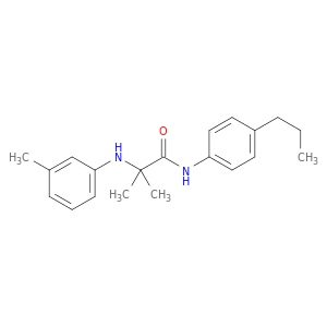 Propanamide, 2-methyl-2-[(3-methylphenyl)amino]-N-(4-propylphenyl)-