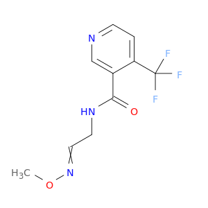 3-Pyridinecarboxamide, N-[2-(methoxyimino)ethyl]-4-(trifluoromethyl)-
