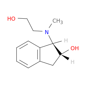 1H-Inden-2-ol, 2,3-dihydro-1-[(2-hydroxyethyl)methylamino]-, trans-