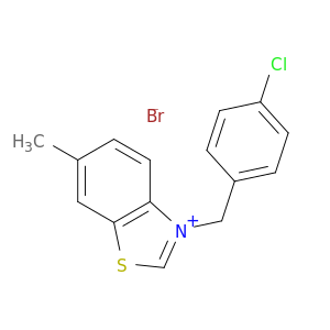 Benzothiazolium, 3-[(4-chlorophenyl)methyl]-6-methyl-, bromide
