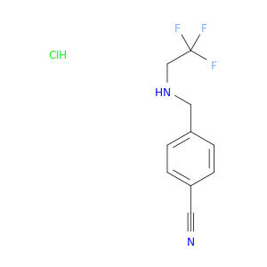 4-{[(2,2,2-Trifluoroethyl)amino]methyl}benzonitrile Hydrochloride