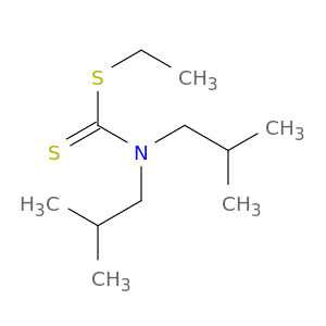 Carbamodithioic acid, bis(2-methylpropyl)-, ethyl ester