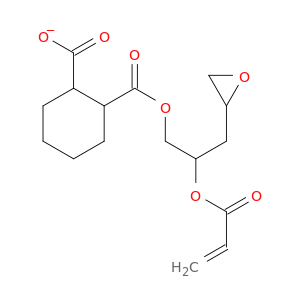 1,2-Cyclohexanedicarboxylic acid, oxiranylmethyl2-[(1-oxo-2-propenyl)oxy]ethyl ester