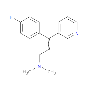 2-Propen-1-amine, 3-(4-fluorophenyl)-N,N-dimethyl-3-(3-pyridinyl)-