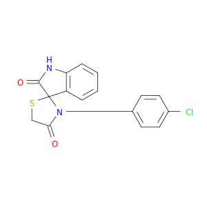 Spiro[3H-indole-3,2'-thiazolidine]-2,4'(1H)-dione, 3'-(4-chlorophenyl)-