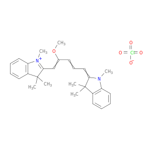 3H-Indolium, 2-[5-(1,3-dihydro-1,3,3-trimethyl-2H-indol-2-ylidene)-2-methoxy-1,3-pentadien-1-yl]-1,3,3-trimethyl-, perchlorate (1:1)