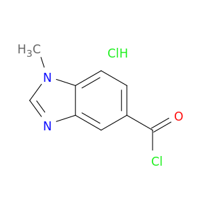 1H-Benzimidazole-5-carbonylchloride, 1-methyl-, hydrochloride (1:1)