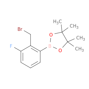 2-(2-(溴甲基)-3-氟苯基)-4,4,5,5-四甲基-1,3,2-二氧硼杂环戊烷