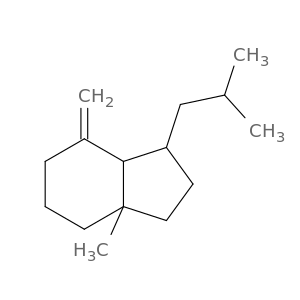 1H-Indene, octahydro-3a-methyl-7-methylene-1-(2-methylpropyl)-