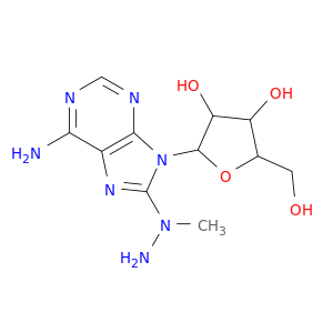 2-[6-amino-8-(amino-methyl-amino)purin-9-yl]-5-(hydroxymethyl)oxolane-3,4-diol