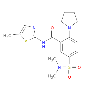 5-(N,N-二甲基氨基)-N-(5-甲基噻唑-2-基)-2-(吡咯烷-1-基)苯甲酰胺