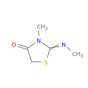 4-Thiazolidinone, 3-methyl-2-(methylimino)-