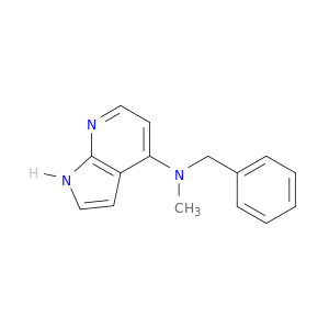 1H-Pyrrolo[2,3-b]pyridin-4-amine, N-methyl-N-(phenylmethyl)-