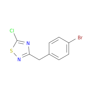 3-(4-Bromobenzyl)-5-chloro-1,2,4-thiadiazole